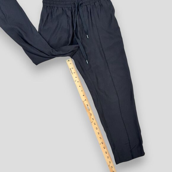 ATM Anthony Thomas Melillo Women's Pants 100% Silk Black Lightweight Size Sm - Picture 6 of 9